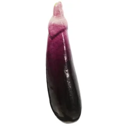 1pc Realistic Vegetable Display Pvc Artificial Eggplants Faux Eggplant Model Simulation Vegetable Models Vegetable Props
