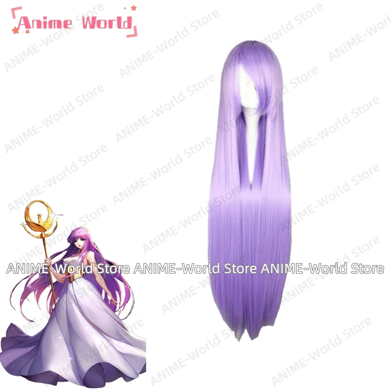 《 Custom Size "Saint Seiya The Lost Canvas sash (Athena) Costume Cosplay abito bianco con accessorio