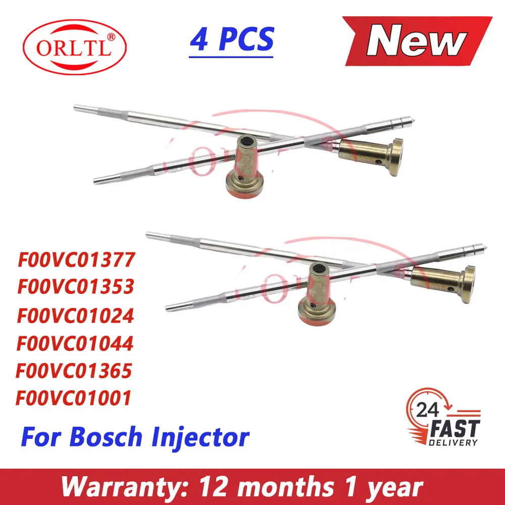 

4PCS New F00VC01377 F00VC01353 F00VC01024 F00VC01044 F00VC01365 F00VC01001 Diesel Injector Control Valve For BOSCH