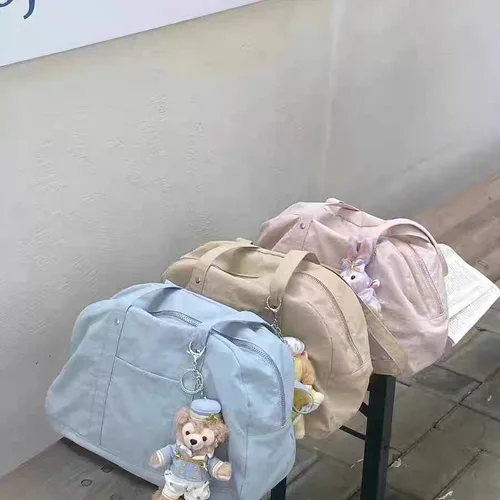 대용량 토트백 패션 트렌드 중 대용량 캔버스 심플한 스타일 트렌디한 운동 가벼운 토트백 토트 가방 토트백