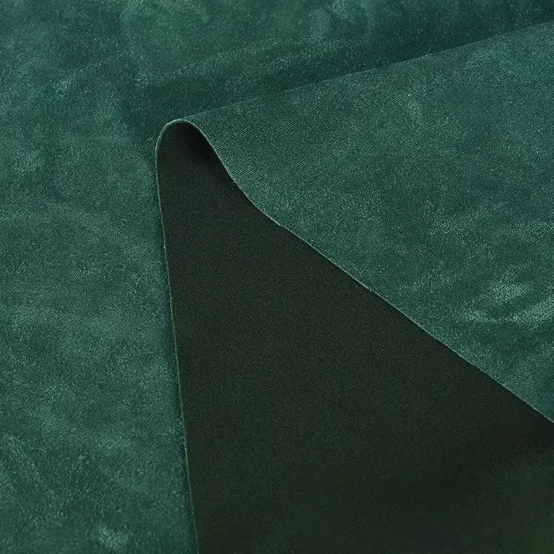 

Зеленая серия - толстая замшевая воздушная многослойная матовая ткань, мягкая и эластичная замша, сшитая замшевая ткань для одежды своими руками