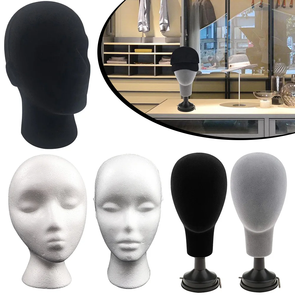 

Мужской/женский манекен из пены, искусственный парик из пенопласта, очки для волос, демонстрация одежды, реквизит для фотографирования