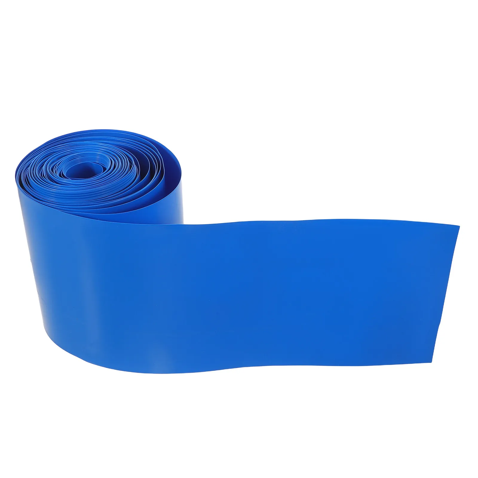 1 Roll Blue Heat Shrink Tubing PVC Electrical Shrink Tube Industrial Wire Protection Cable Insulation Heat Resistant Sleeve