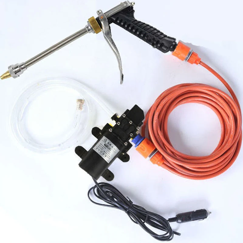 High Pressure Car Electric Washer Wash Pump Set Portable Auto Washing Machine Kit With Car Charger DC 12V 100W 160PSI