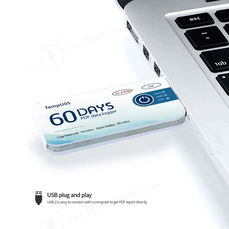 usb温度記録データロガー、生鮮食品の保管および輸送用温度監視装置