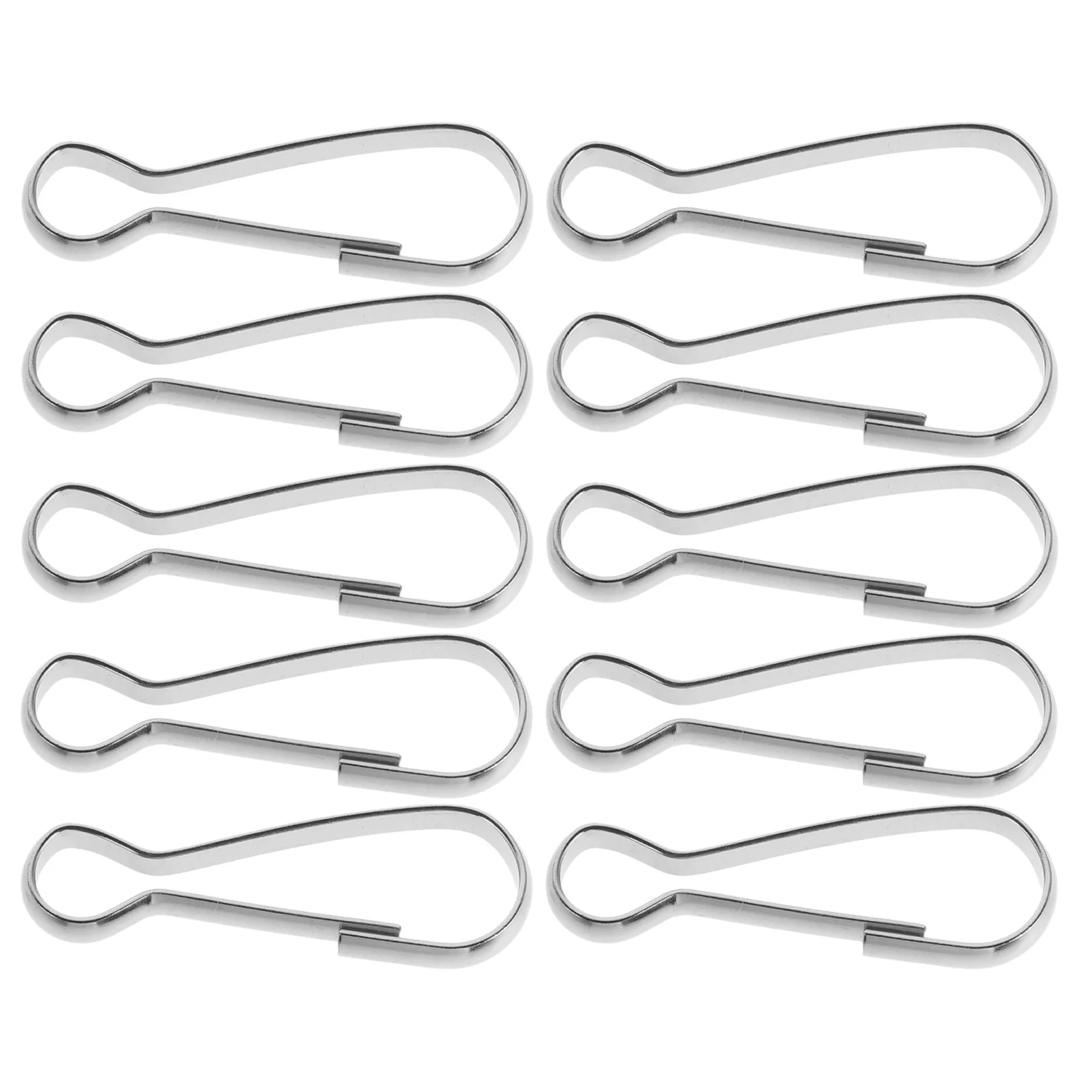 

10Pcs Outdoor Flagpole Buckles Robust Metal Flag Mounting Hooks with Swivel Eyelet for Easy Installation Wear Resistant Pole