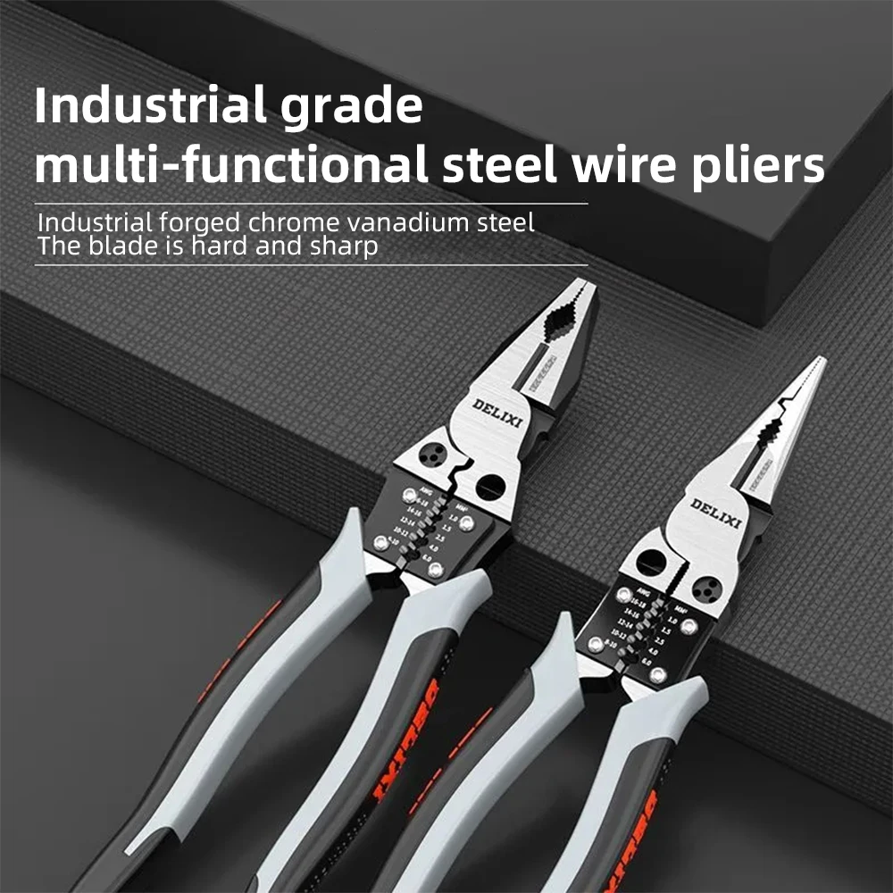 NEW Multifunctional Universal Diagonal Pliers Needle Nose Pliers Hardware Tools Universal Wire Cutters Electrician