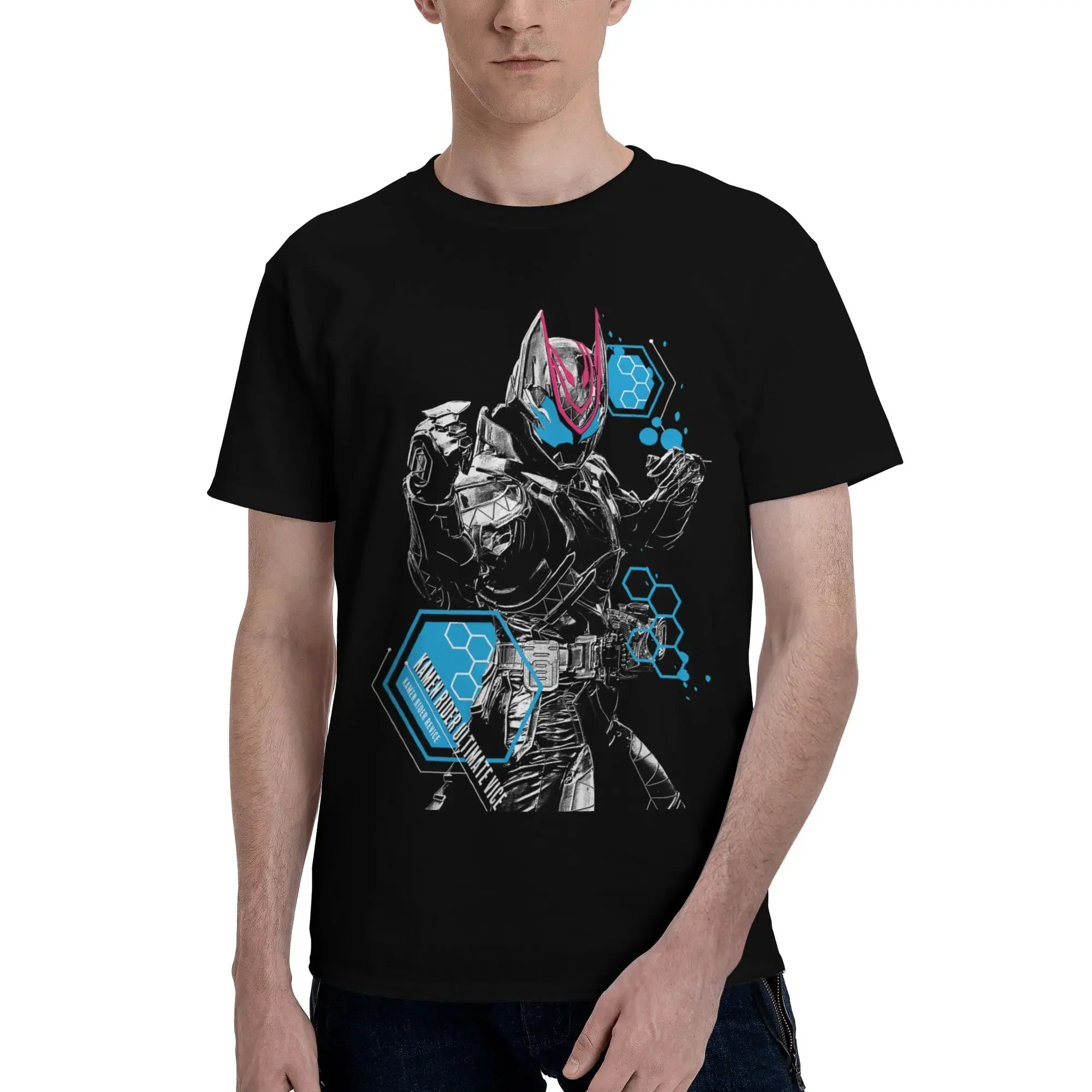 Bandai Kamen Rider Ultimate Vice Men T-Shirt Clothes  Novelty Tees Short Sleeve fugees Pure Cotton