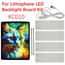 5pcs For bambu lab cmyk led backlight board lithephane led backlight board kit kc010 192×144