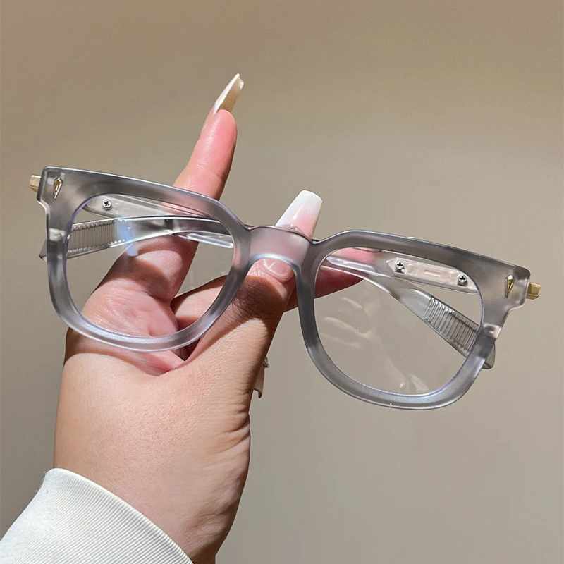 KAMMPT Vintage-Runde Brille, modisch, blaues Licht blockierende Brillen für Damen, 2026, neu in trendiger Candy-Farben-Rand-Dekor, optische Rahmen