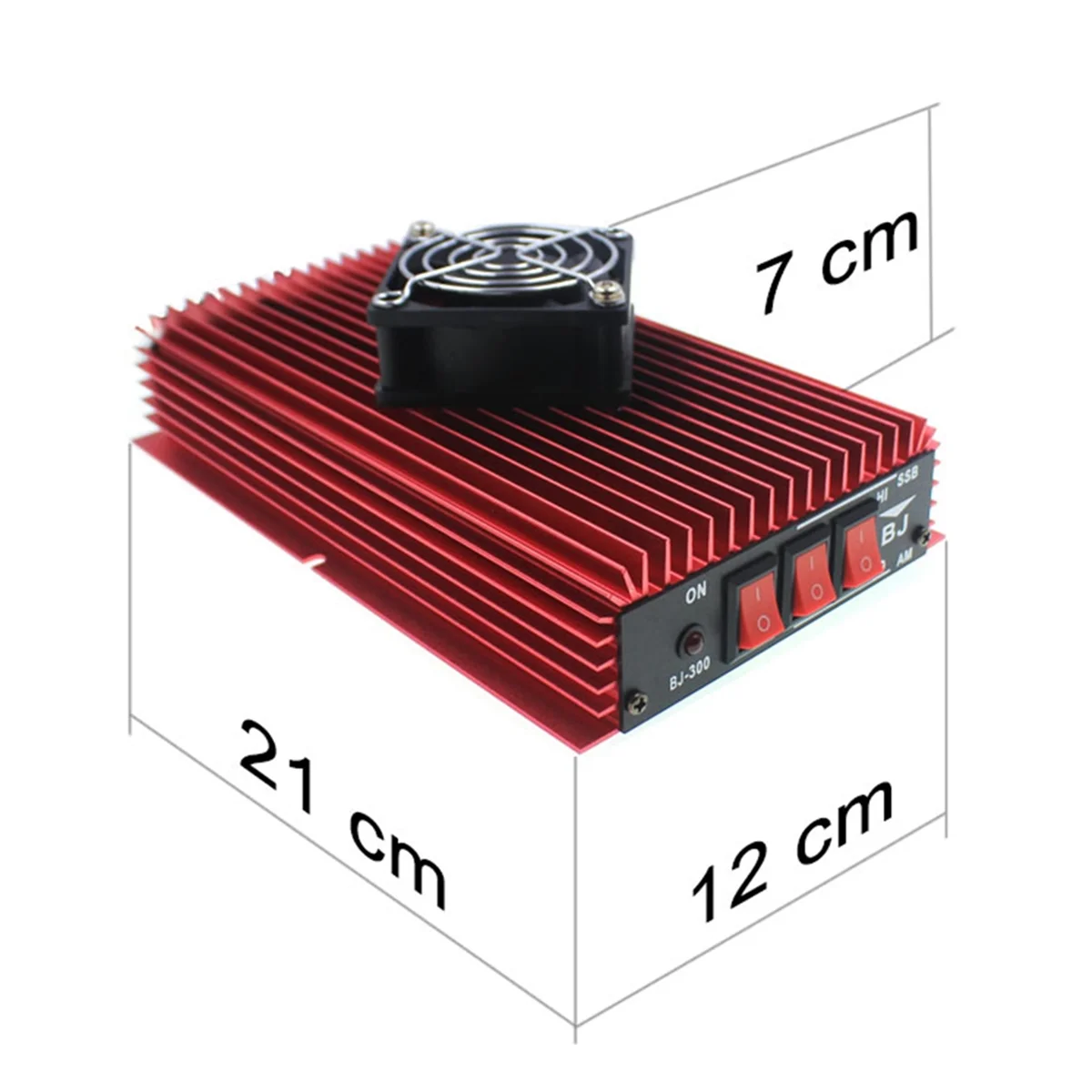 CB rádio amplificador de potência, CB, BJ-300, HF, 3-30MHz, 100W, FM, 150W, AM, 300W, SSB, Walkie Talkie, BJ-300PLUS