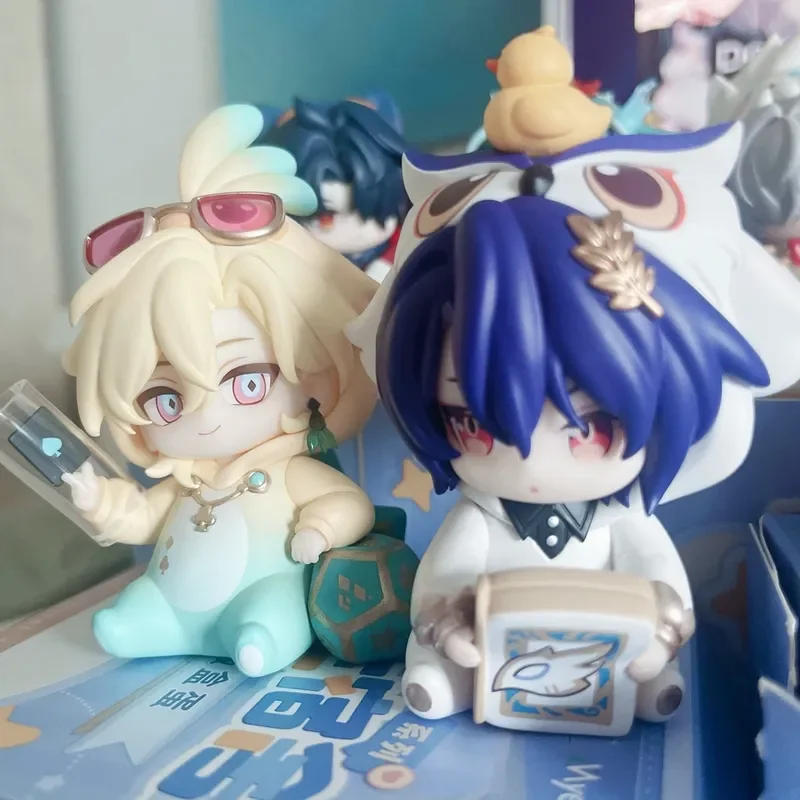 

Hot New Mihayo Honkai Star Rail Boys' Dormitory Series Blind Box Anime Figure Kawaii Q Version Mystery Box Ornament Toy Gift