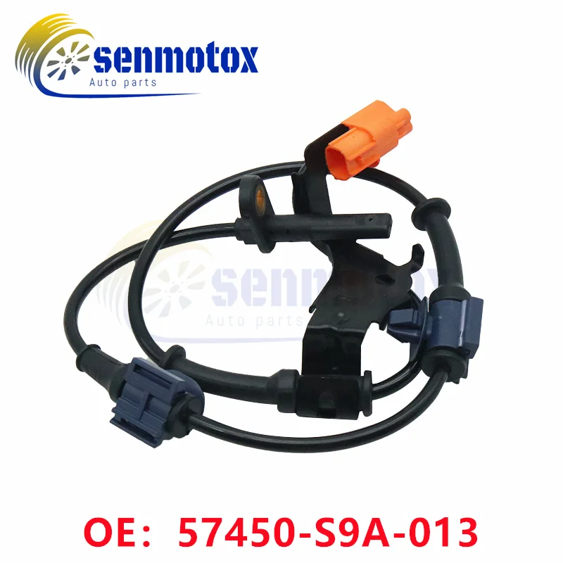 

57450-S9A-013 + 57455-S9A-013 2 Pieces Front Wheel ABS Wheel Speed Sensor For Honda CR-V 2002 - 2006 Left and Right Pair