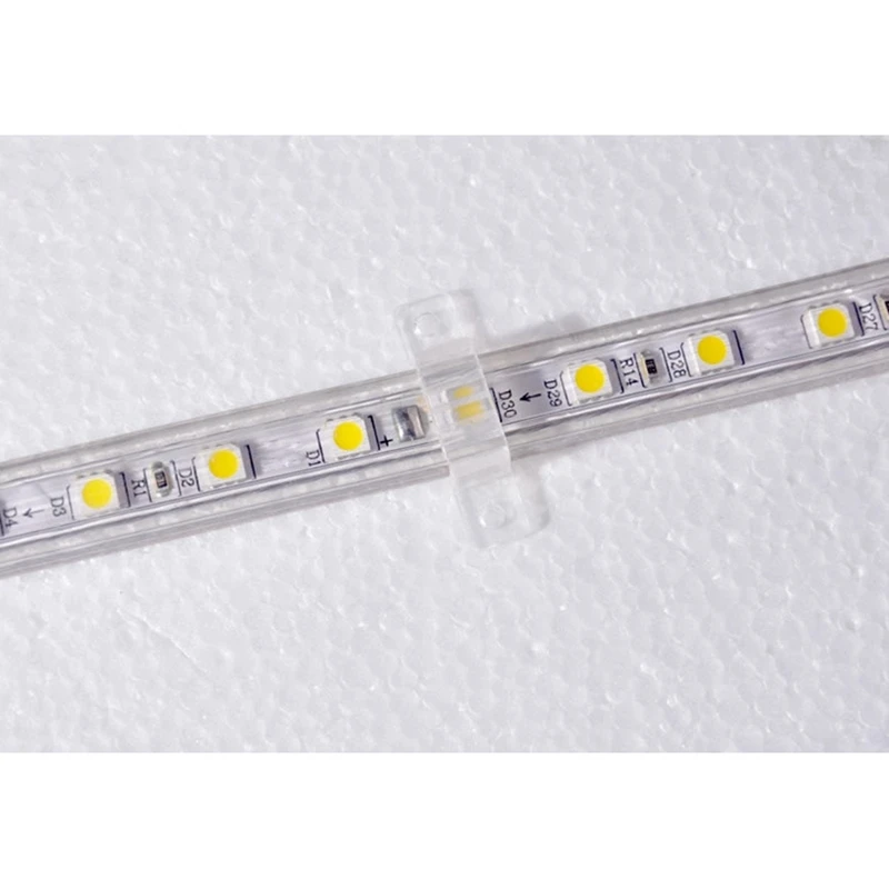 Led Light Strip Mounting Clip 5730 / 2835 / 5050 Mounting Holder Translucent Snap (200 Pieces / Package)