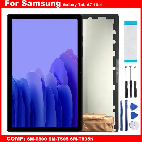 10.4" For Samsung Galaxy Tab A7 10.4 2020 SM-T500 T505 T500 T507 T505N LCD Display Touch Screen Digitizer Sensor Glass Assembly
