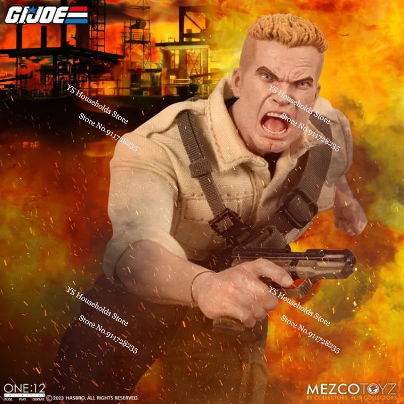 MezcoToys Original 1/12 Speical Forces Cloth Movable Duke Yellow Hair Man Action Figure Mini Model Ornament 6