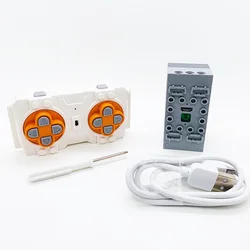 NEW Bluetooth Remote Control 4 channels Lithium Battery Box Building Blocks Compatible for Technical Sbrick Buwizz Parts