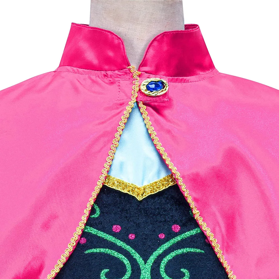 Mädchen Eis-Fantasie-Prinzessin Mesh-Ballkleid Kinder Cosplay-Kleid für Halloween, Karneval, Geburtstag, Themenparty, Rollenspiel – Detail 27