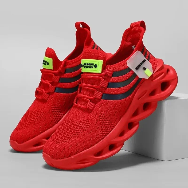 أحذية رياضية صيفية قابلة للتنفس للرجال والنساء أحذية زوجين غير رسمية ممتصة للصدمات وتخزين المؤقت والسفر والركض البطيء أحذية سميكة سوليد #2