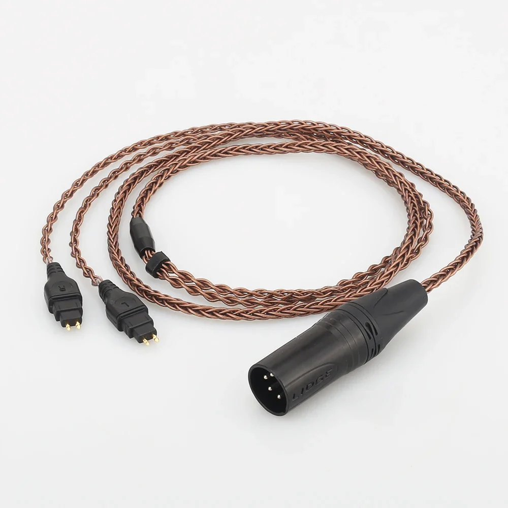 Audiocrast HC003 XLR 4Poles balanced cable for HD600/HD650/HD580 to PonoPlayer/XLR/A&K/Onkyo