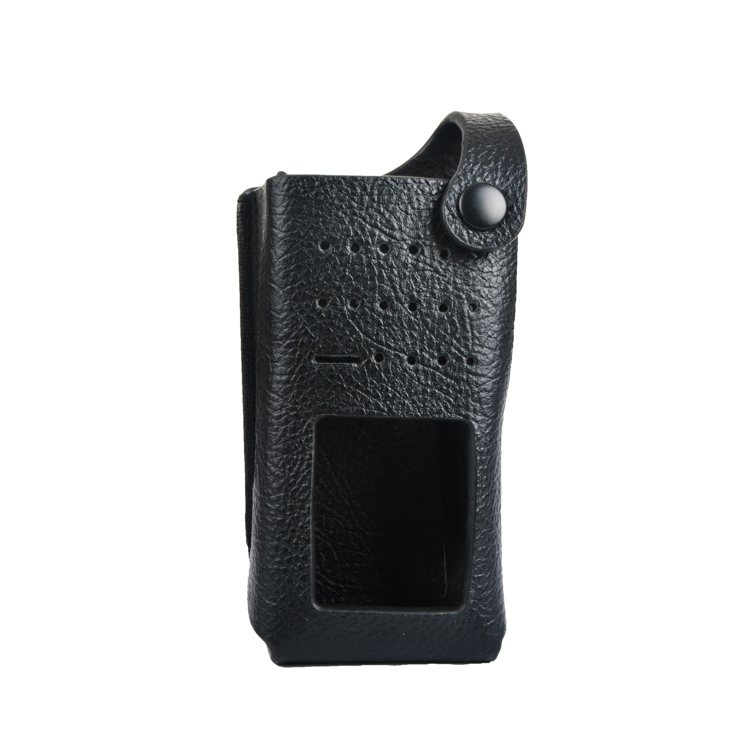 

Hard Leather Walkie Talkie Carry Case Holster with 3” Belt Clip For MOTOTRBO XiR P6620 P6620i XPR 3500 Xpr3500e display radio