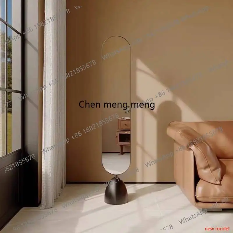 

Дизайнерские эстетичные зеркала в полный рост, овальные, в стиле принцессы, для роскошных апартаментов, напольные, европейские, вертикальные, мебель для дома