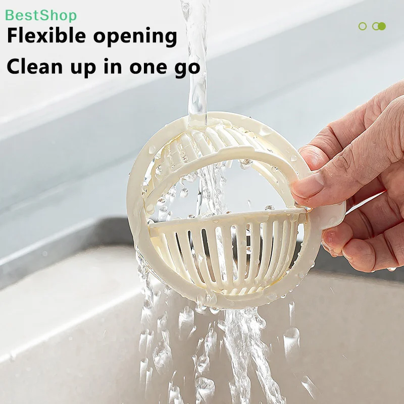 1Pcs Round Shape Kitchen Sink Filter Hair Filtration Large-caliber Filter Grid Cover Quick Drainage Anti-clogging Mesh