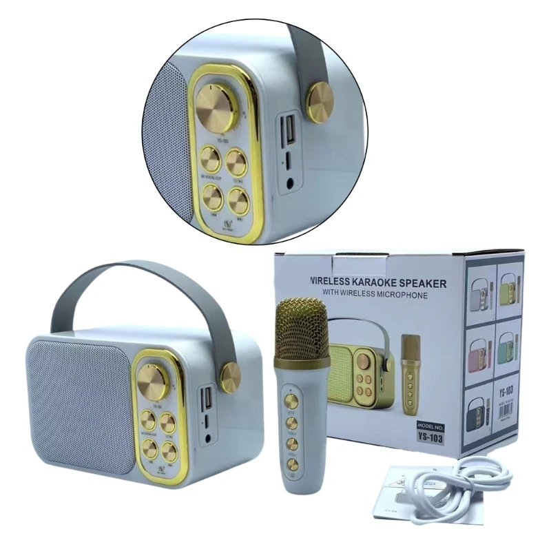 เครื่องคาราโอเกะพร้อมไมโครโฟนไร้สายสำหรับเด็กผู้หญิงของขวัญ, คาราโอเกะแบบใช้มือถือ