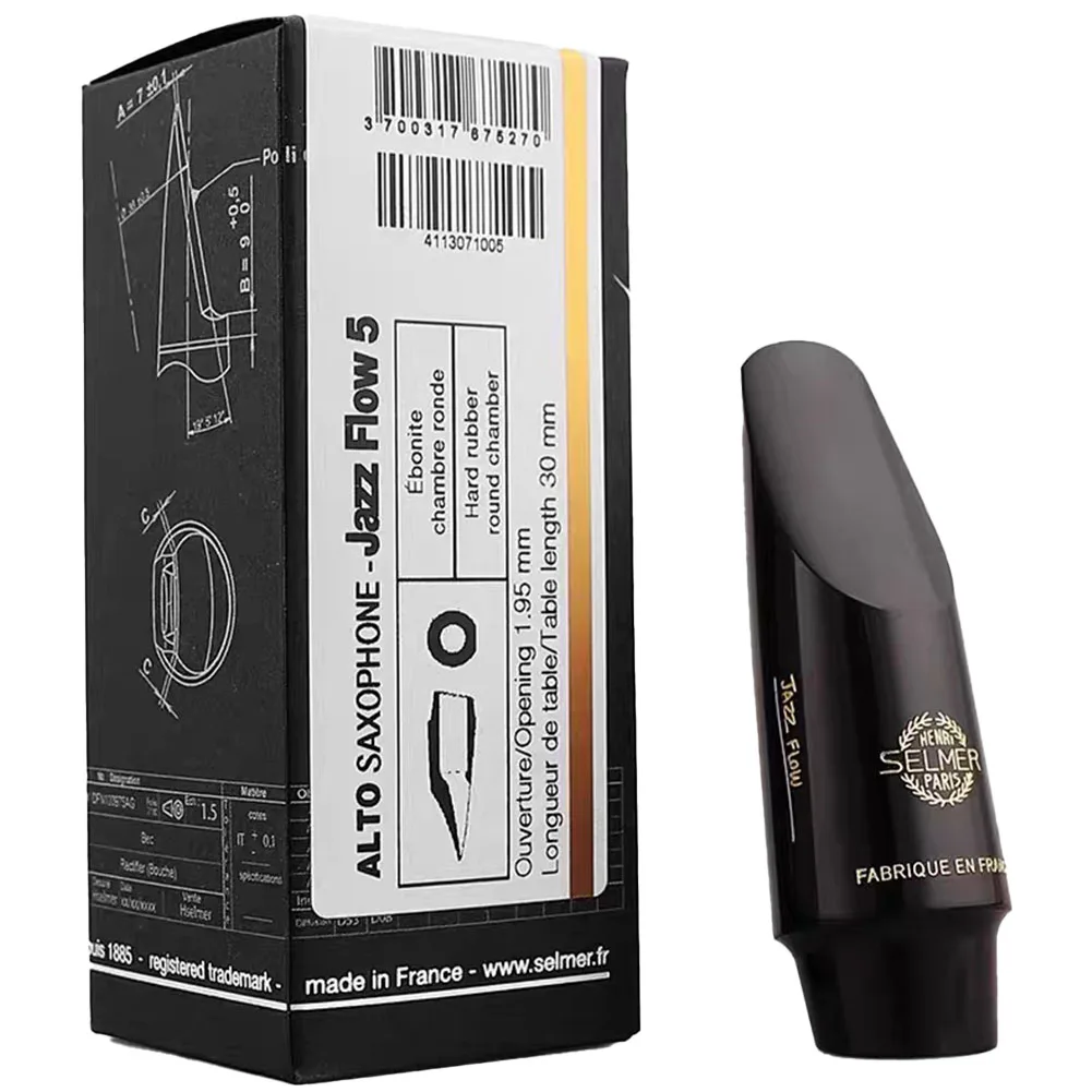 French Selma Jazz Flow Soprano Tenor Saxophone Bakelite Mouthpieces Classic Series Jazz Flow 5/7