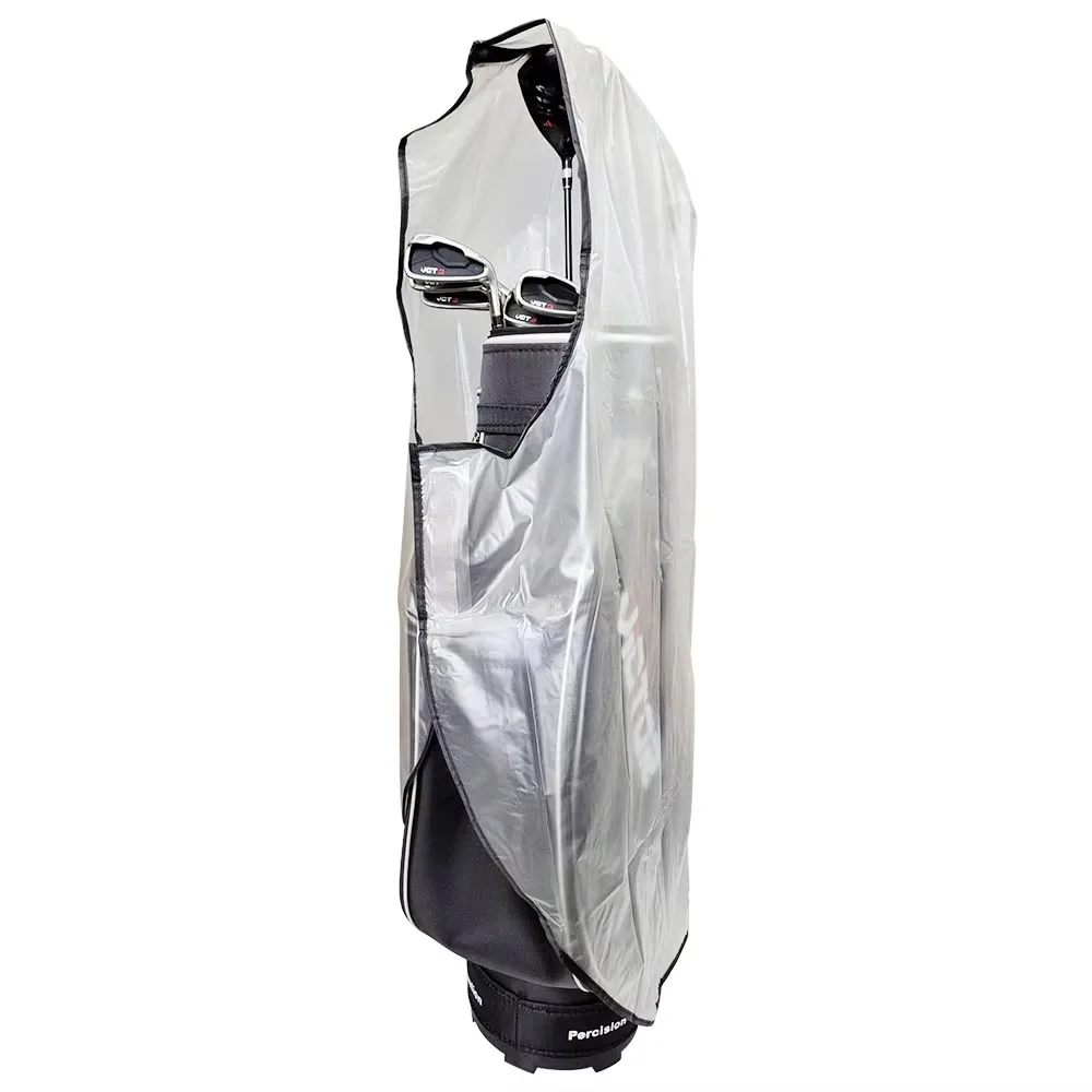 

With Zipper Golf Bag Cover Large Capacity PVC Clear Golf Bag Rain Coat Dustproof Carrying Case Golf Bags Shield Outdoor Sports