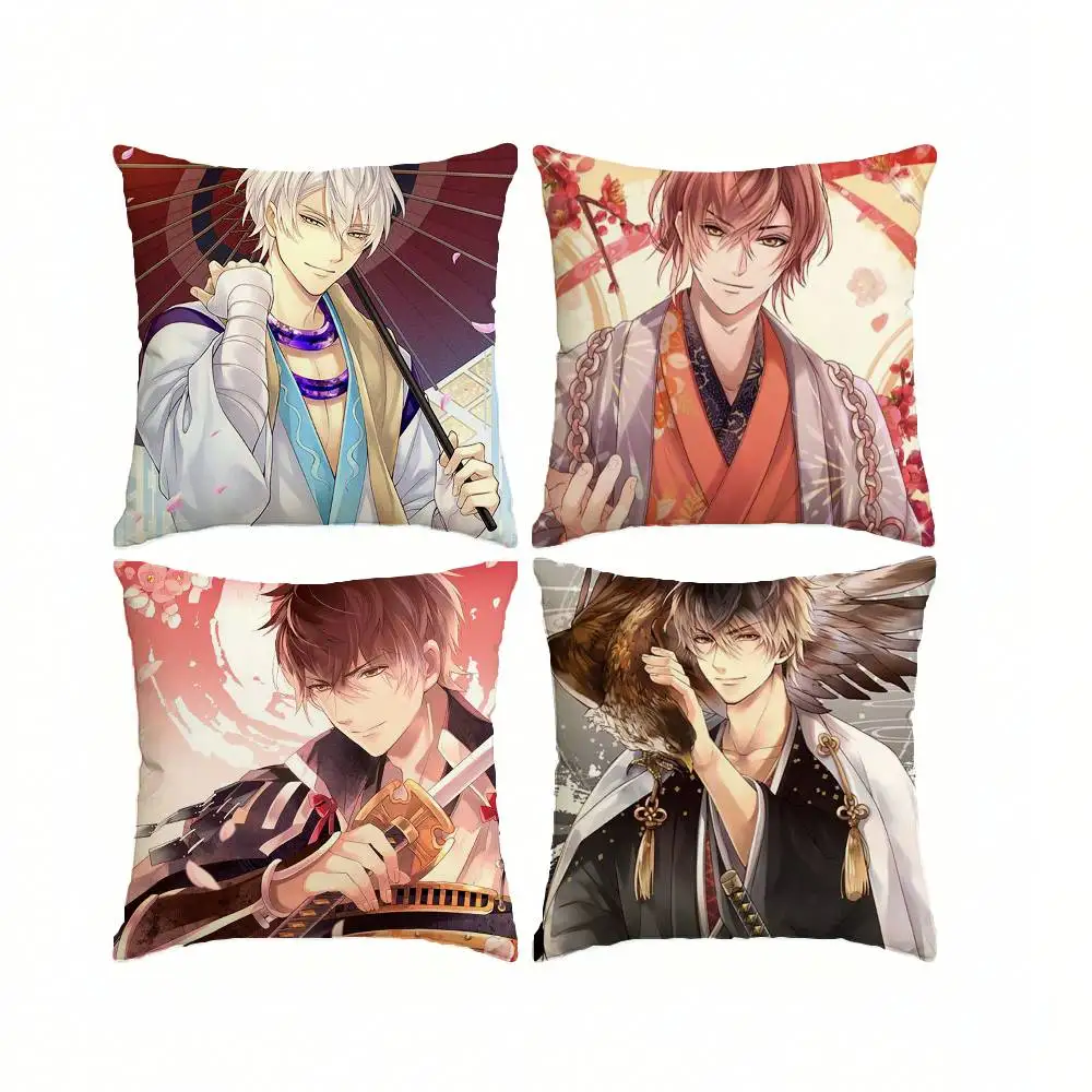 Otome-style Mobile Game F-Food F-Fantasy  Pillow Case Square Double-Sided Sofa Cushion Cover Bedroom Bedside Pillow