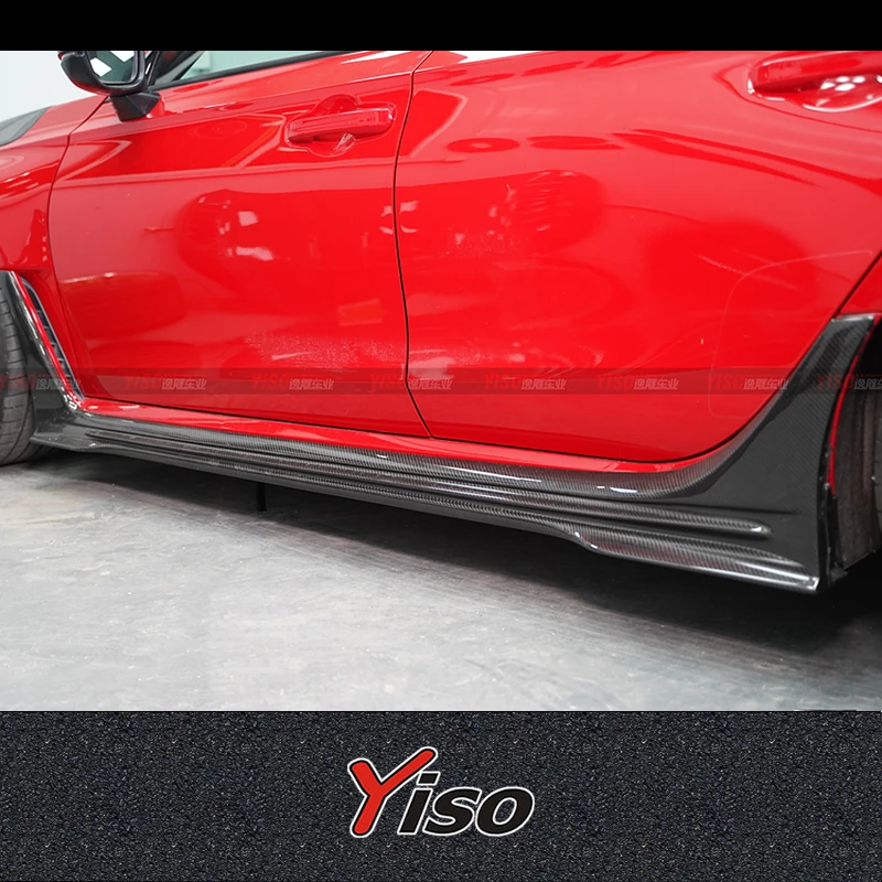 

Подходит для YISO BINGKING Infinity Wrap, передняя губная боковая юбка FL5, модифицированный комплект Infinity из углеродного волокна, боковая юбка