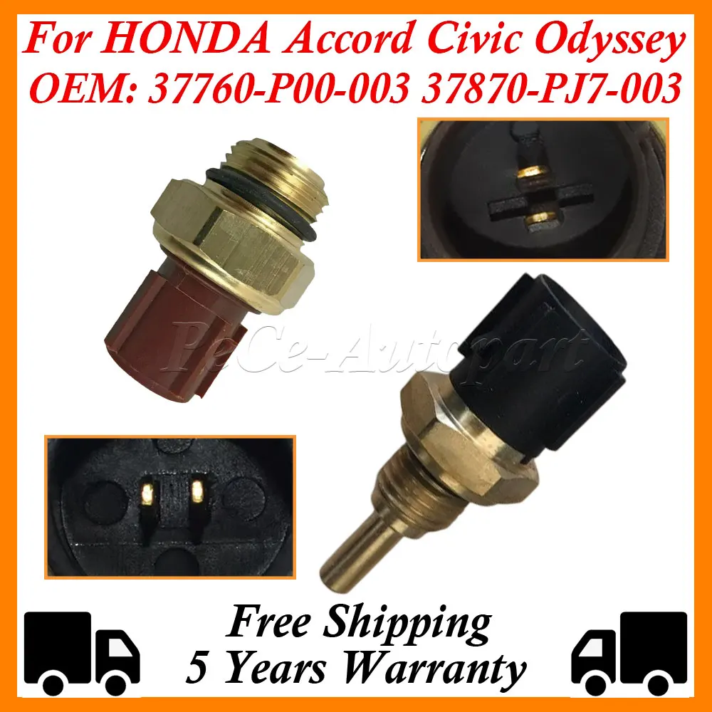 

37760-P00-003 37870-PJ7-003 Water Temperature Sensor Switch For HONDA Civic ODYSSEY ACURA ISUZU 37760-PHM-004A 37760-P00-004
