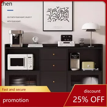 ZML Household Multi-Functional Tea Cabinet Living Room Kitchen Storage Cabinet Sofa Cabinet