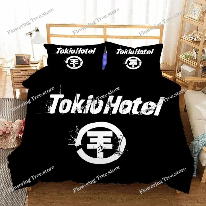 

Rock Band Tokio Hotel3D Print Bedding Set Duvet Covers Pillowcases One Piece Comforter Bedding Sets Bedclothes Bed