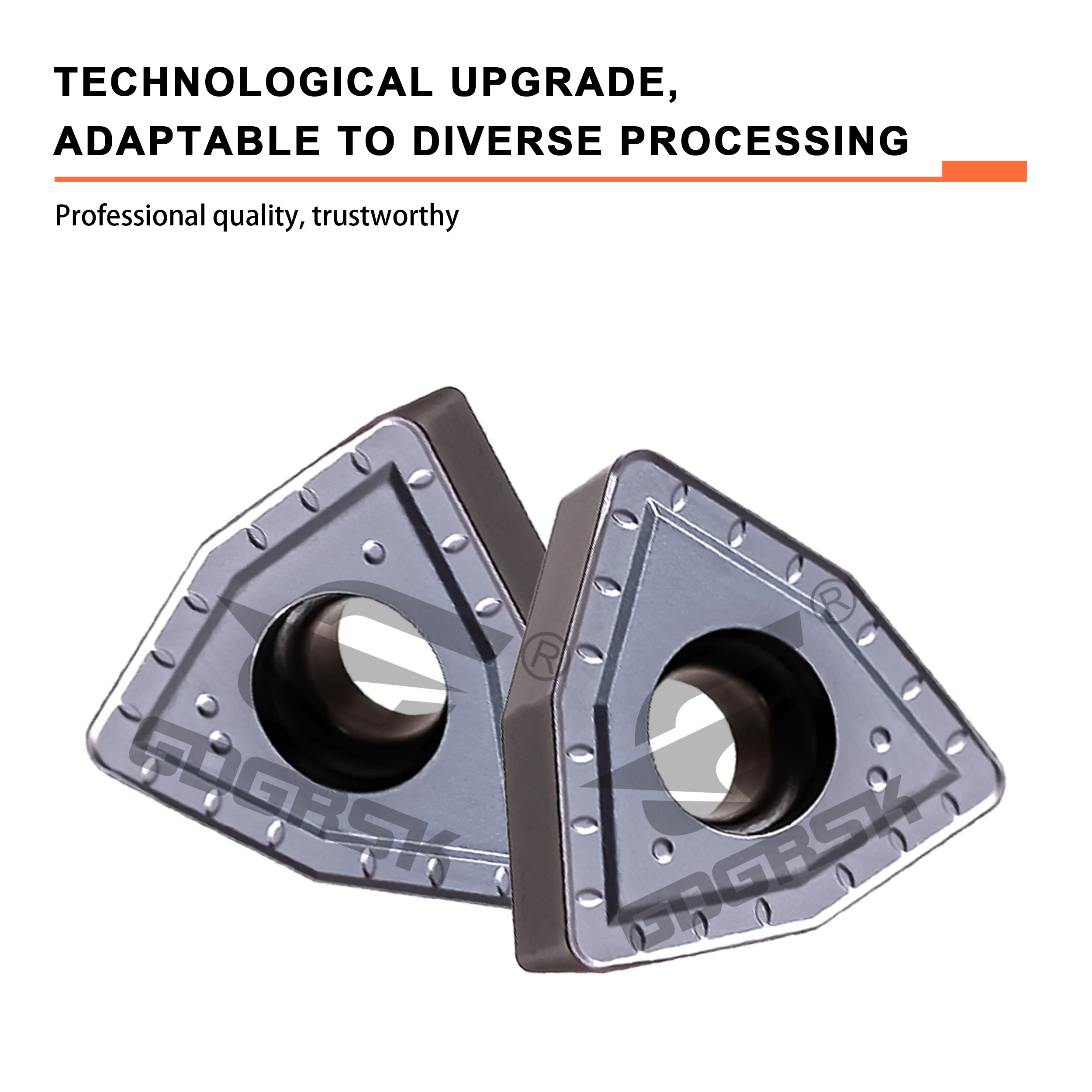 DESKAR WCMX030208/040208 WCMT050308/06T308/080412-MF LF6018S إدراجات مخرطة CNC المستخدمة لمعالجة أدوات الخراطة المصنوعة من الفولاذ المقاوم للصدأ #5