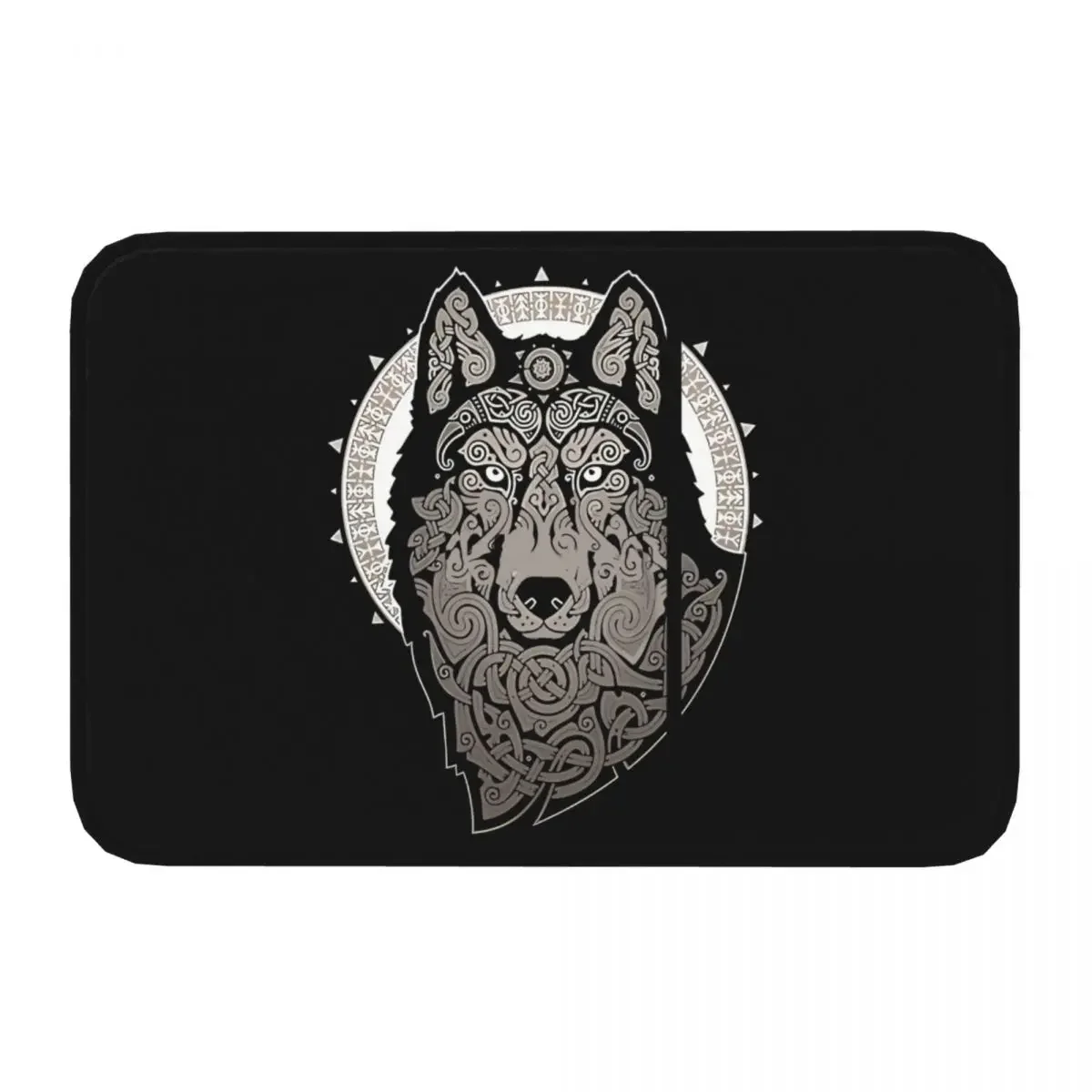 Bedroom Mat NORTHERN WOLF Rug Home Doormat Kitchen Carpet Balcony