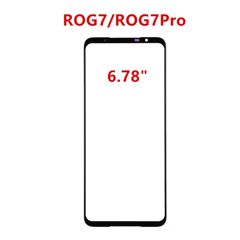 Touch Screen For Asus ROG Phone 8 7 6 Pro 5 5S 3 ZS673KS ZS676KS ZS661KL LCD Display Front Glass Outer Panel Repair Part