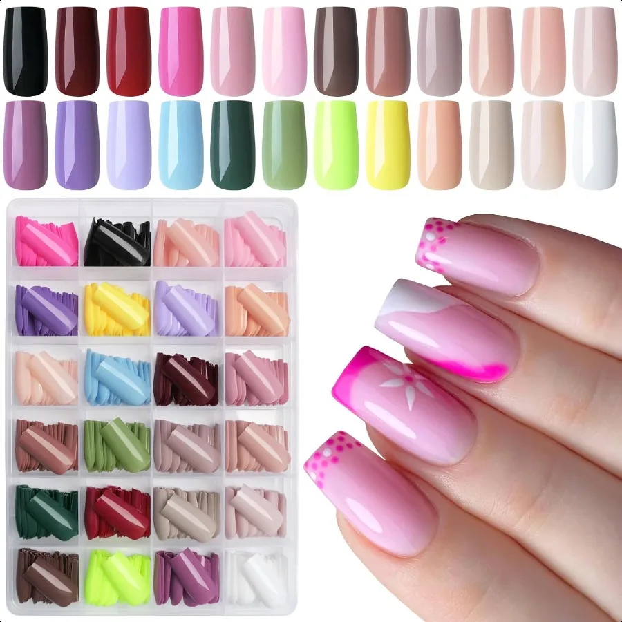 

Pr on Nails Kit Fake Nails Artificial Fingernails for Women Teens