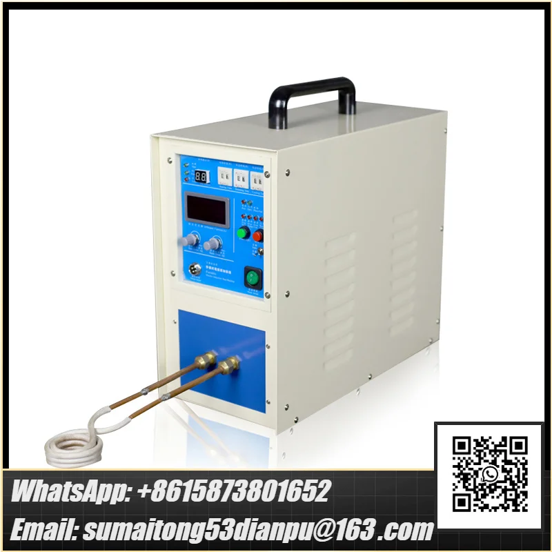 High Frequency Induction Heating Machine Quenching Equipment Heat Treatment Induction Heating Annealing Welding 220v15kw