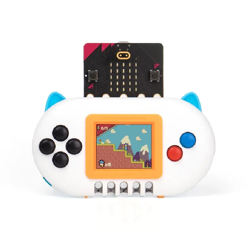 KittenBot Newbit Arcade Shield V2 Upgraded Expansion Board  for Micro:bit Programmable Gamepad with Stylish Case