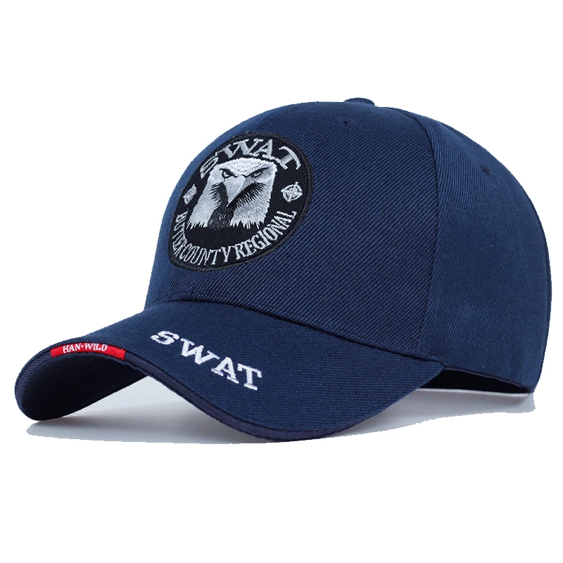 Fashion SWAT Eagle Embroidery Hip-hop Hats Outdoor Adjustable Casual Baseball Caps Sunscreen Hat