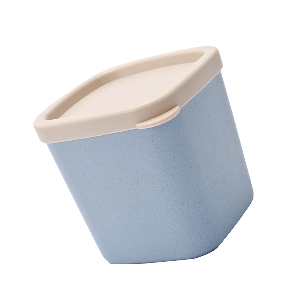 

Eco-Friendly Wheat Straw Sealed Canister Plastic Jar Food Storage Container for Vegetables Snacks