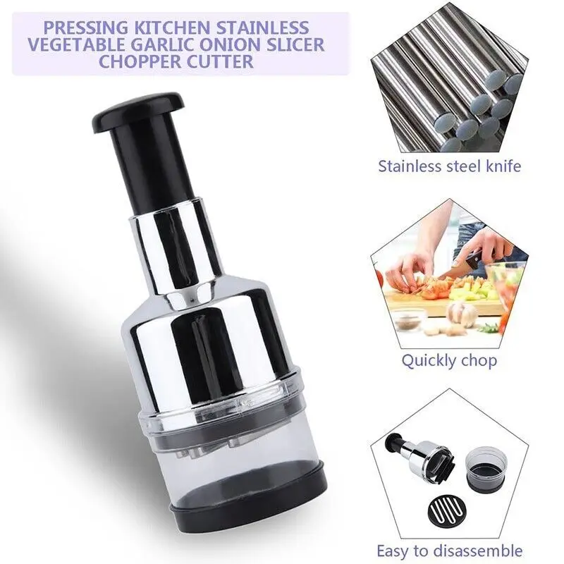 Handheld Vegetable Fruit Salad Cutter Chopper Slicer Peeler Dicer For Onion Garlic Food - Kitchen Tool 13
