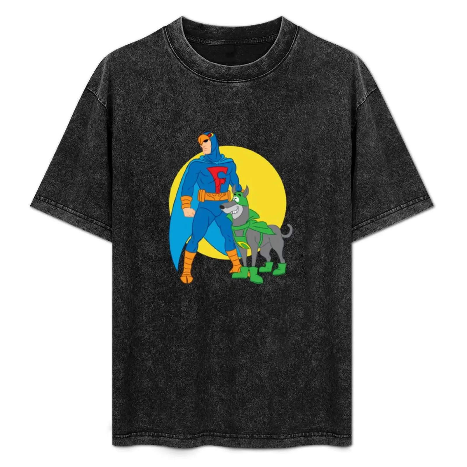 

Blue Falcon and Dynomutt T-Shirt Summer Fashion Casual Tee Shirt