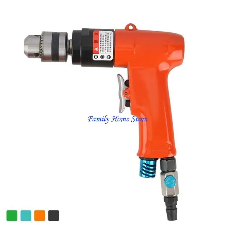 

P0UF 3/8" 1800rpm High Speed Reversible Air Drill Pneumatic Tire Repair Punching Tapping Tool