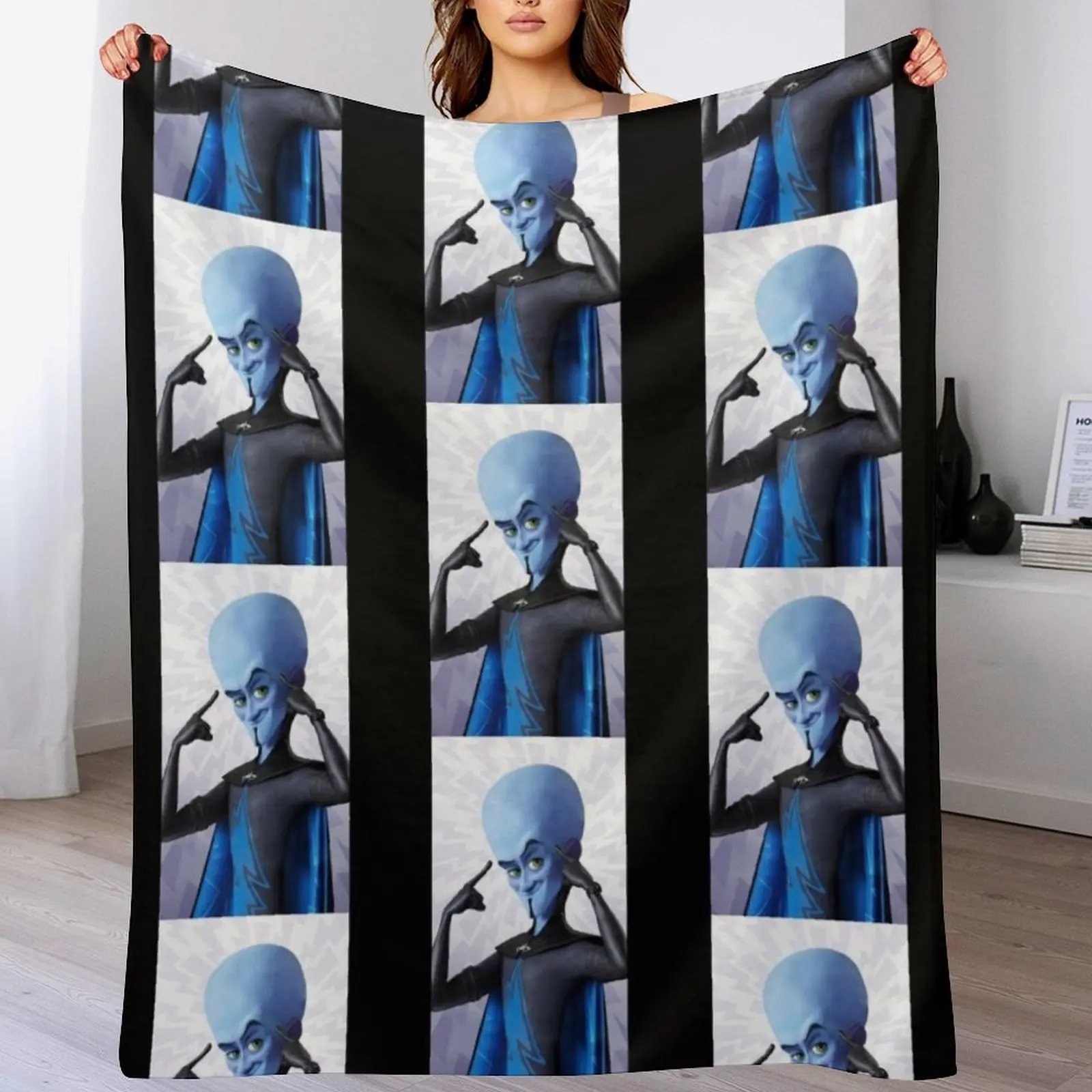 megamind Throw Blanket blankets ands Luxury Brand Giant Sofa Blankets