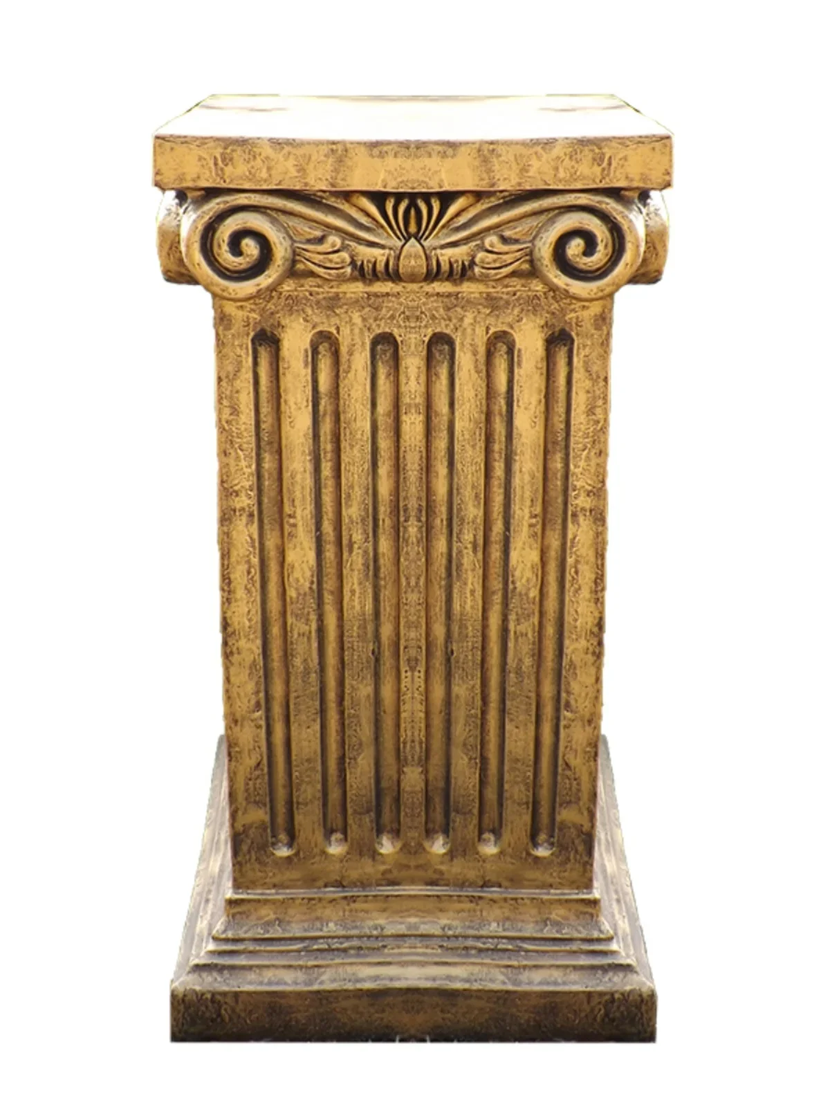 European fiberglass simple striped Roman column, studio prop model ornament, decorative column, flower pot, pier base