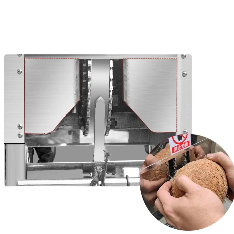 Máquina eléctrica de procesamiento de coco: máquina peladora/raspadora/ralladora de cáscara de coco para triturar coco