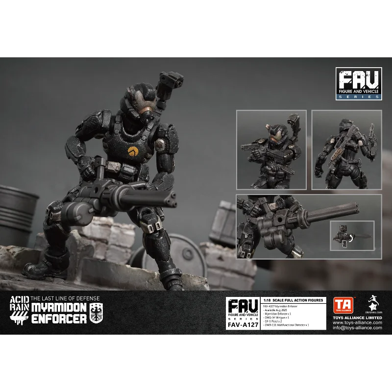 

In Stock Acid Rain War Omanga FAV-A127 Raider/A128 Shadow Raider 1/18 Movable Soldier Collection Gift Hobby